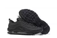 chaussures de course retro nike air max 97 classic black